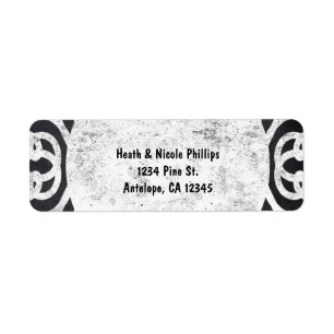 Elegant Chalk Frame Invitation Address Labels