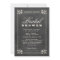 Elegant Chalkboard Floral Wedding Bridal Shower