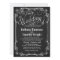 Elegant Chalkboard Wedding Invitation