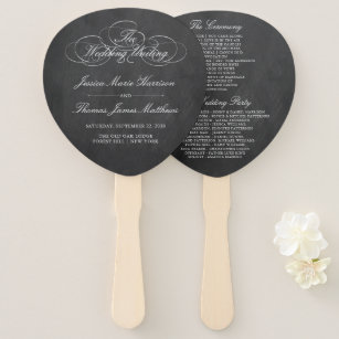 Chalkboard Templates Wedding Programs Zazzle