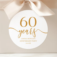 Elegant Champagne 60th Wedding Anniversary