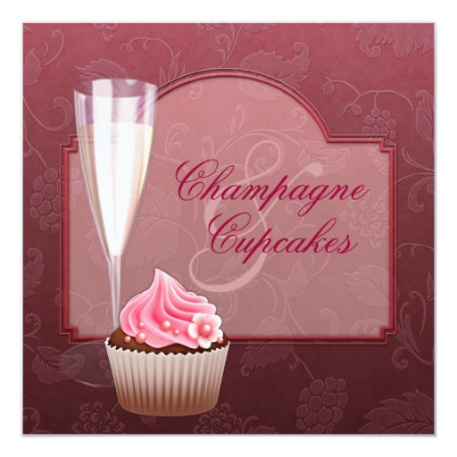 Cupcakes And Champagne Invitations 3