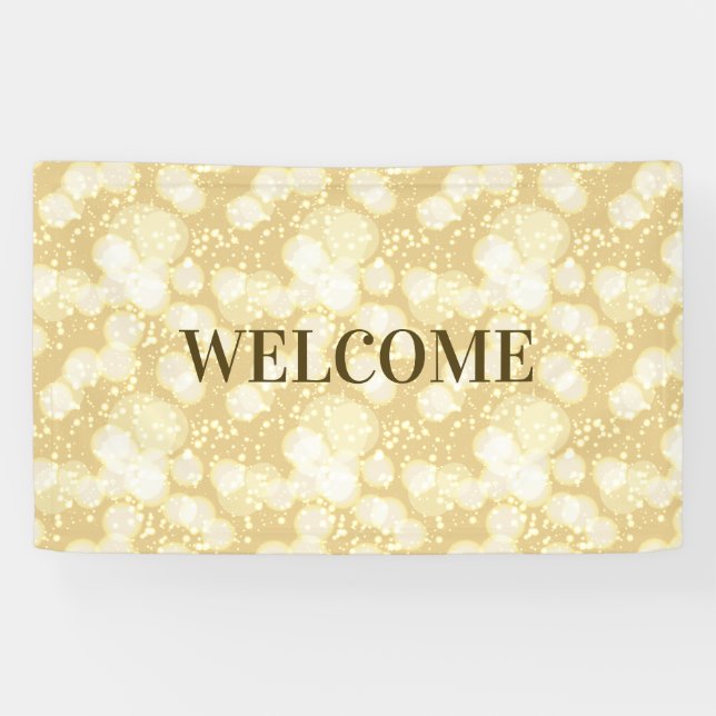 Elegant Champagne Bubbles Banner (Horizontal)