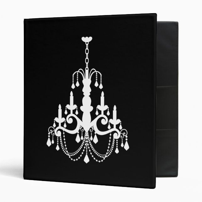 Elegant Chandelier Binder (Front/Inside)