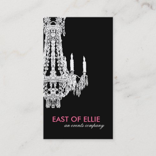Elegant Chandelier Business Card