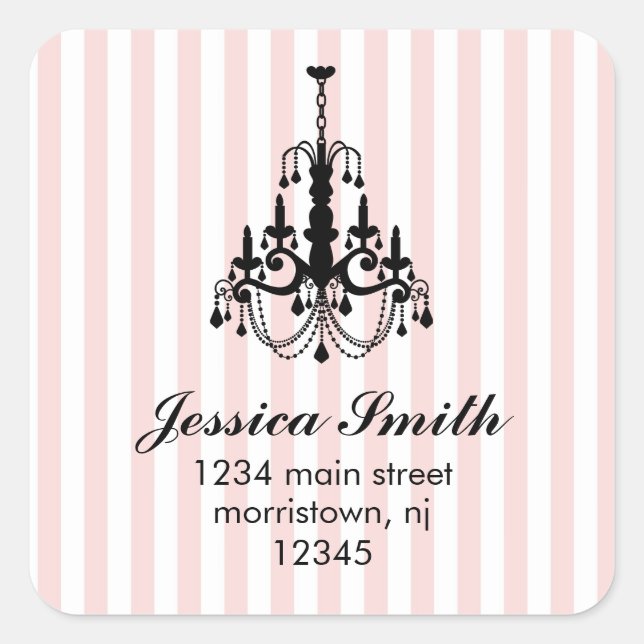 Elegant Chandelier Stickers (Front)