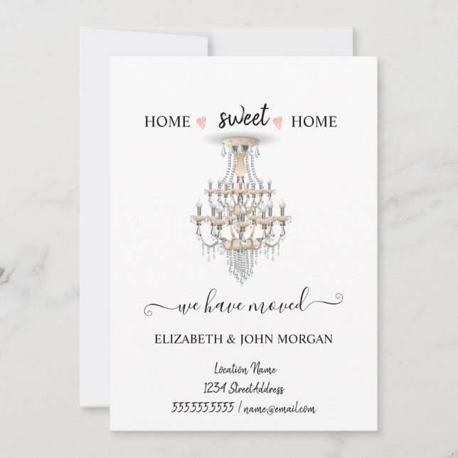 Elegant Chandelier We Have Moved (Front)