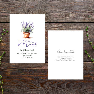 Elegant Change of address Moving Announcement