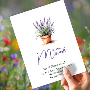 Elegant Change of address Moving Announcement Postcard