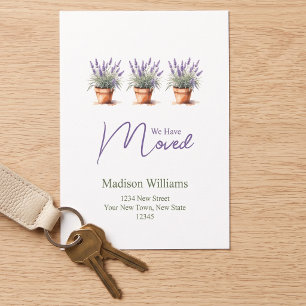 Elegant Change of address Moving Announcement Postcard