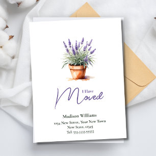 Elegant Change of address    Moving Announcement Postcard