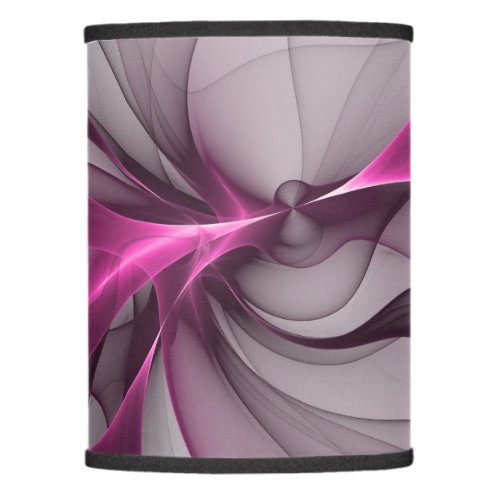 Elegant Chaos Modern Abstract Pink Fractal Art Lamp Shade