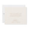 Elegant Charm Flat Ivory Wedding Thank You Cards