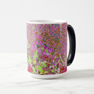 Elegant Chartreuse Green, Pink and Blue Hydrangea Color Morph Mug