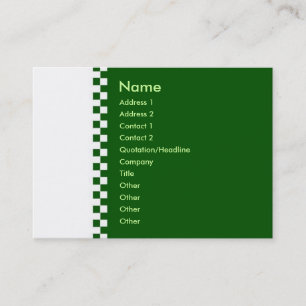 Elegant Checker Profile Card