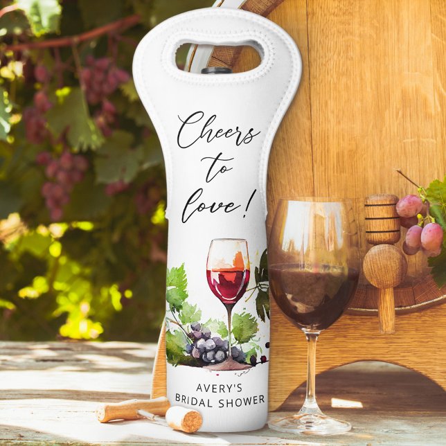 Elegant Cheer To Love Vintage Wine Themed Bag (Creator Uploaded)