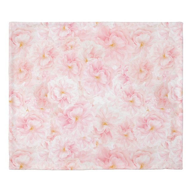 Elegant Cherry Blossom Pattern Design Duvet Cover (Front)