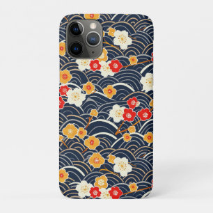 Elegant Cherry Blossom Seamless Pattern (12) iPhone 11 Pro Case
