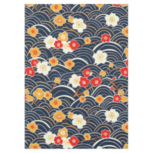Elegant Cherry Blossom Seamless Pattern (12) Tablecloth