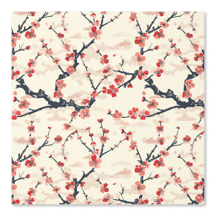 Elegant Cherry Blossom Seamless Pattern (5) Wallpaper