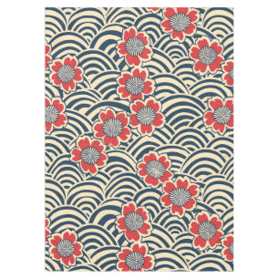 Elegant Cherry Blossom Seamless Pattern (8) Tablecloth