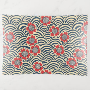 Elegant Cherry Blossom Seamless Pattern (8) Trinket Tray
