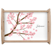 Elegant Cherry Blossoms Sakura Hand Lettering Cute