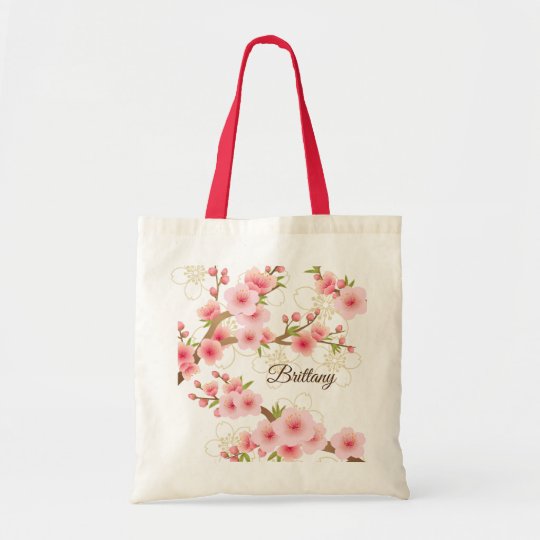 Elegant Cherry Blossoms Tote Bag | Zazzle.com