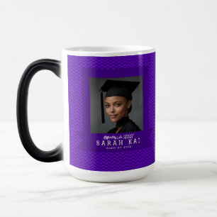 Elegant Chevron Print Certified Pharmacist Color Morph Mug
