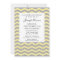 Elegant Chevron Unisex Baby Shower Invitation