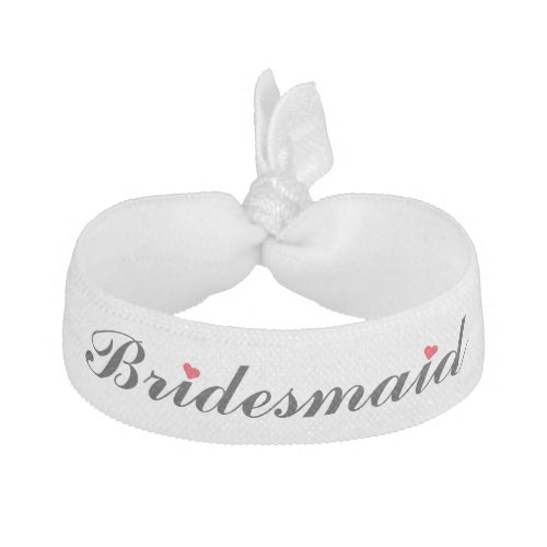 Elegant Chic Bridesmaid Wedding Bachelorette Party Elastic Hair Tie