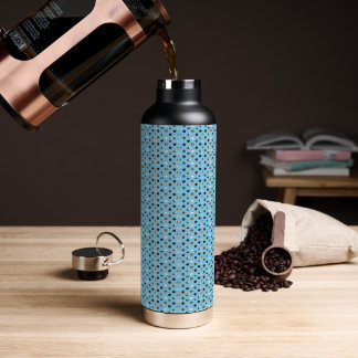 Elegant Chic Cat Patterns Water Bottle