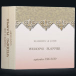 Elegant Chic Damask  Wedding Reception 3 Ring Binder<br><div class="desc">Elegant  wedding planner.</div>