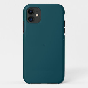 Elegant Chic Dark Blue Teal iPhone 11 Case