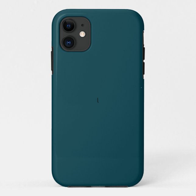 Elegant Chic Dark Blue Teal  Case-Mate iPhone Case (Back)