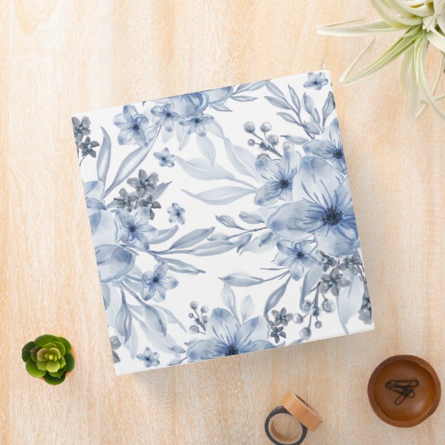 Elegant chic floral 3 ring binder (In Situ)