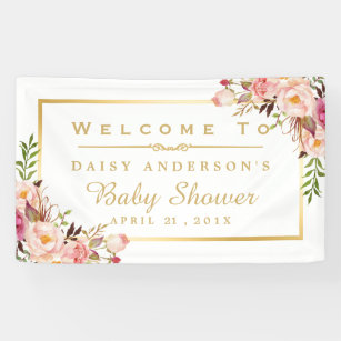 Baby Shower Banners Zazzle Baby Shower Banners Zazzle