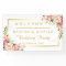 Elegant Chic Floral Gold Frame Wedding Party