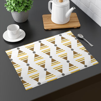 Elegant Chic Goldish Yellow Placemat