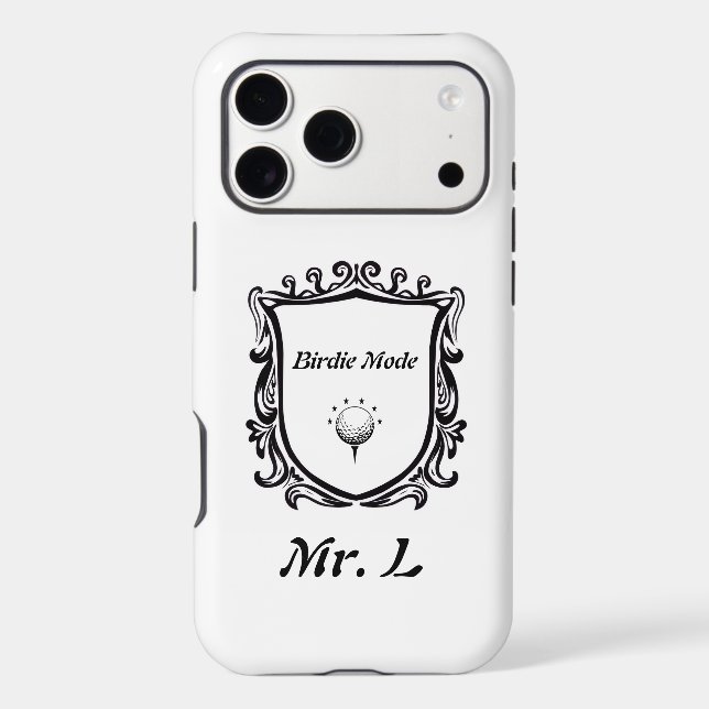 Elegant Chic Golf Mobile case iPhone gift 2026  (Back)