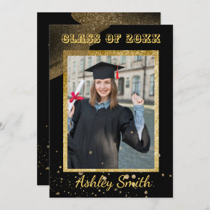 Elegant Chic Graduation Invitation