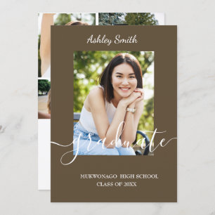 Elegant Chic Graduation Invitation