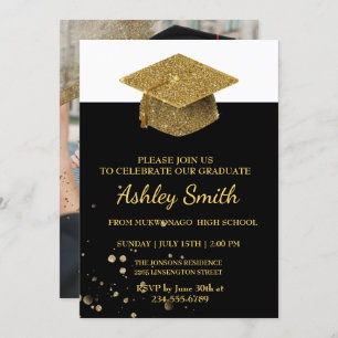 Elegant Chic Graduation Invitation