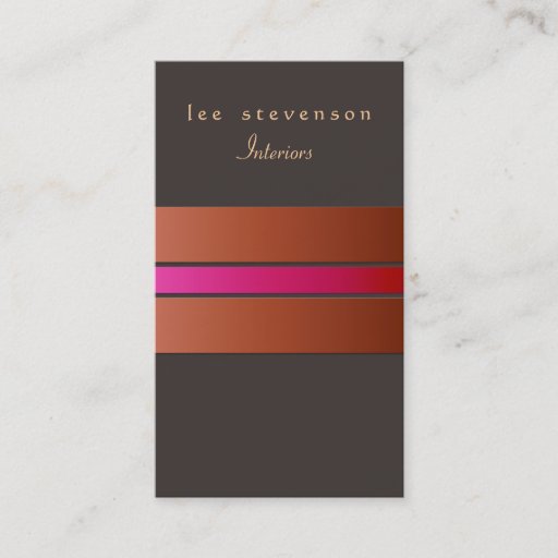 Customizable Elegant Interior Designer Business Cards