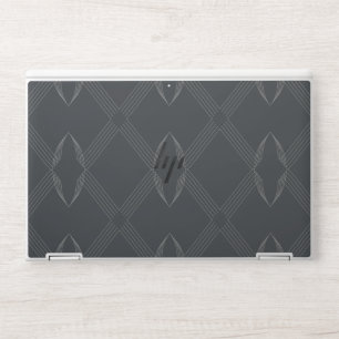 Elegant, chic, luxurious, simple line pattern HP laptop skin