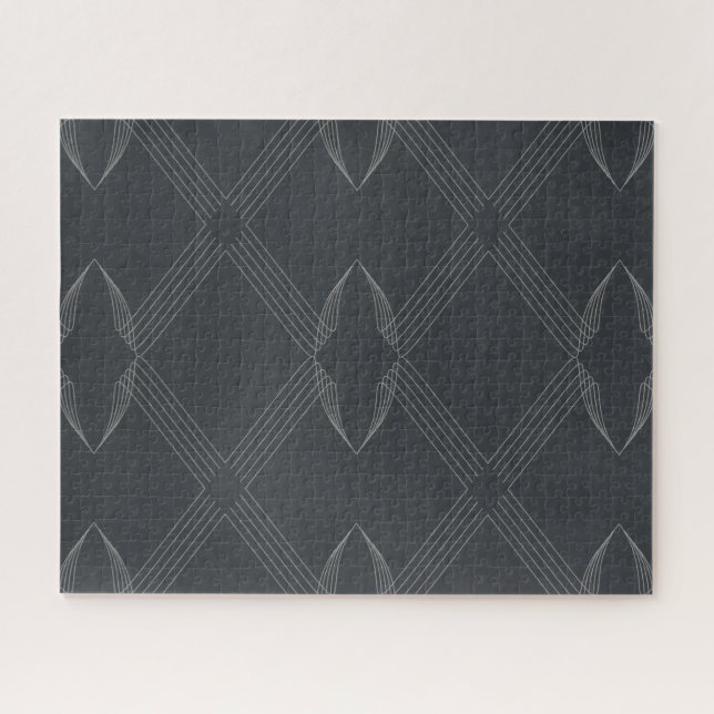 Elegant, chic, luxurious, simple line pattern jigsaw puzzle (Horizontal)