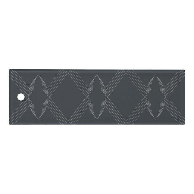 Elegant, chic, luxurious, simple line pattern ruler (Front)