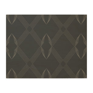 Elegant, chic, luxurious, simple line pattern wood wall art