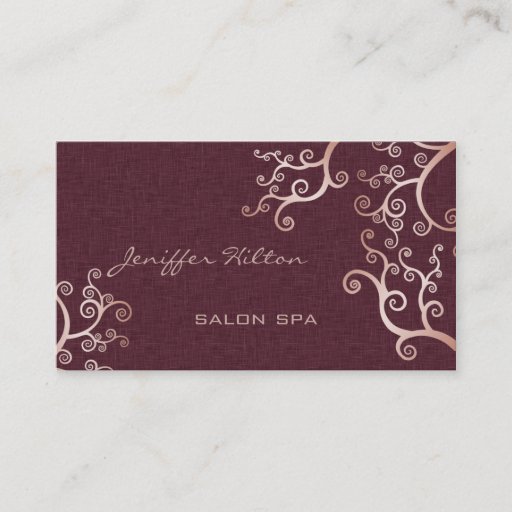 Customizable Elegant chic luxury contemporary abstract linen business card templates