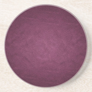 Elegant chic luxury contemporary  leather coaster
